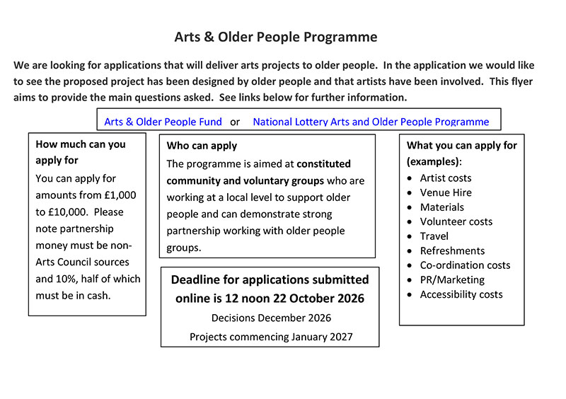 Arts & Older People Programme